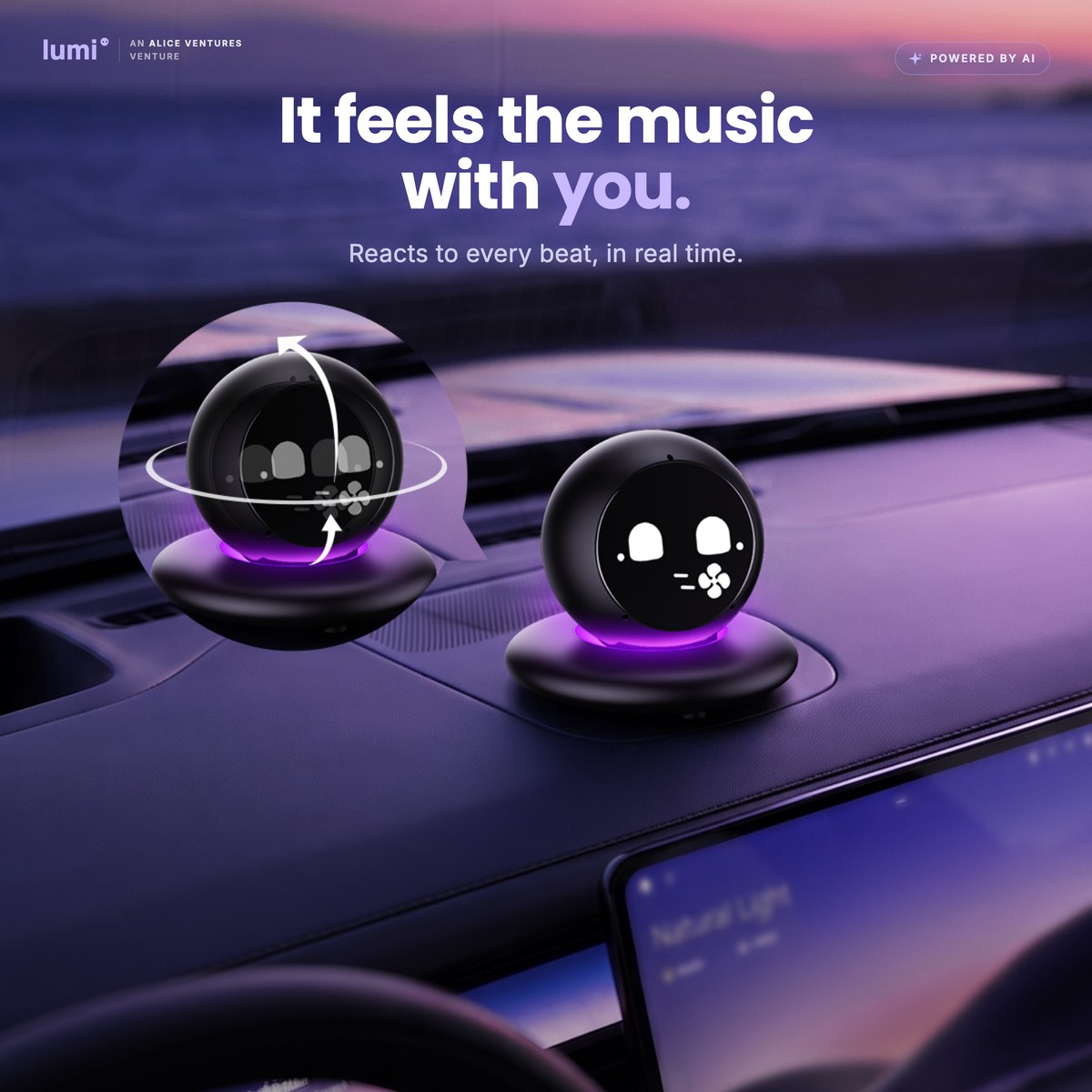 LUMI feels the music with you